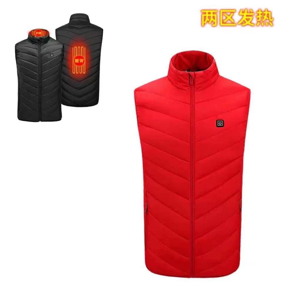 빨간색 두 개의 구역(단일 제어)