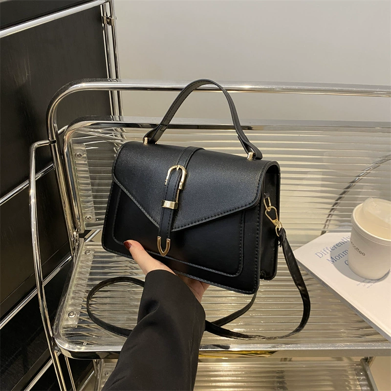 Женская сумка сплошной цвет PU металлический замок трансграничный конверт сумка простая дикая сумка через плечо сумочка маленькая квадратная сумка