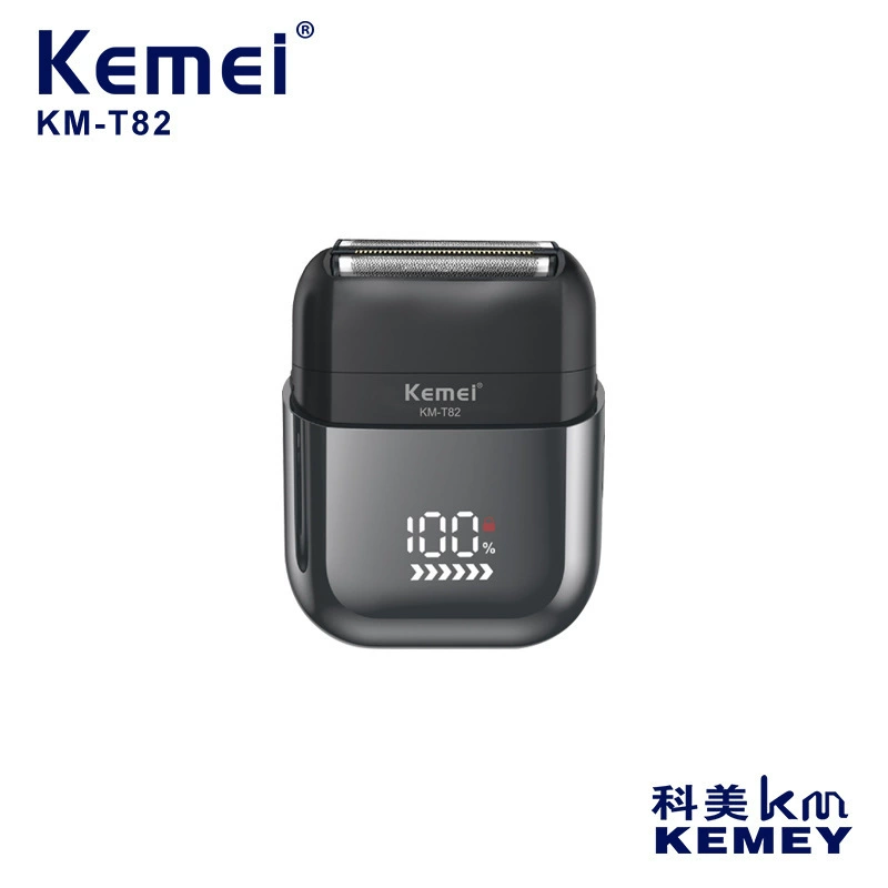 Kemei KM-T82 новая мини-бритва высокой мощности, портативная моющаяся мужская электробритва, начиная с одной штукой