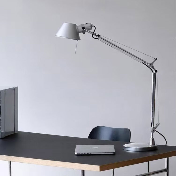 Italian Tolomeo Vintage Swing Arm Table Lamp Bedroom Bedside Study Ins Designer Workbench Foldableing Long Arm