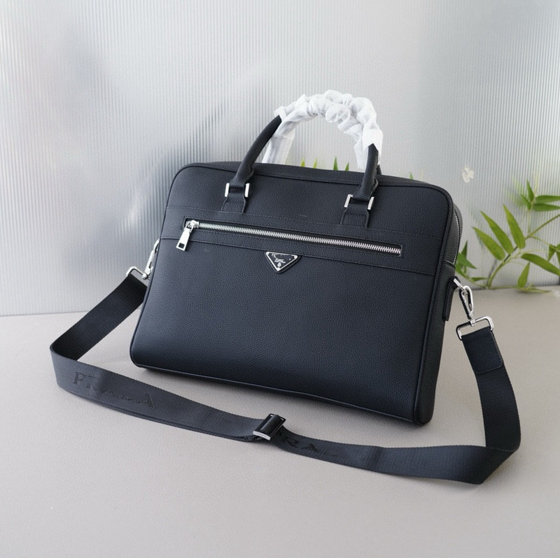 New Men's Cowhide Business Briefcase Laptop Bag Lawyer Administration Bag