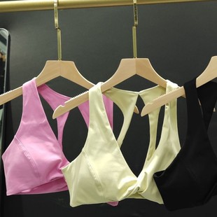 European and American New Pilates Sports Yoga Clothes suit Top Running Fitness Beautiful Back Outer Wear Tight Top for Women