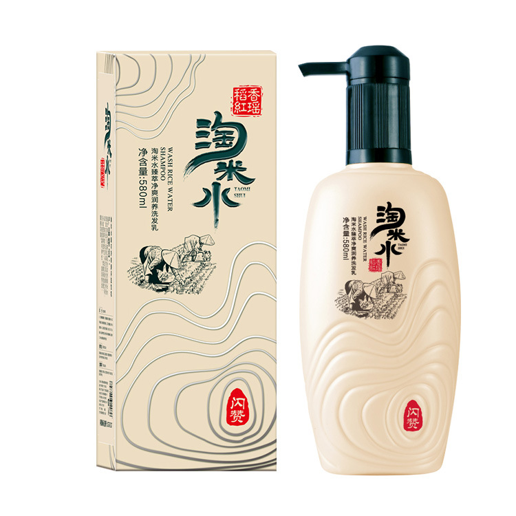 580ml Flash Zan Tao Mi Shui Zhen Jing Chuang Run Nourishing Shampoo