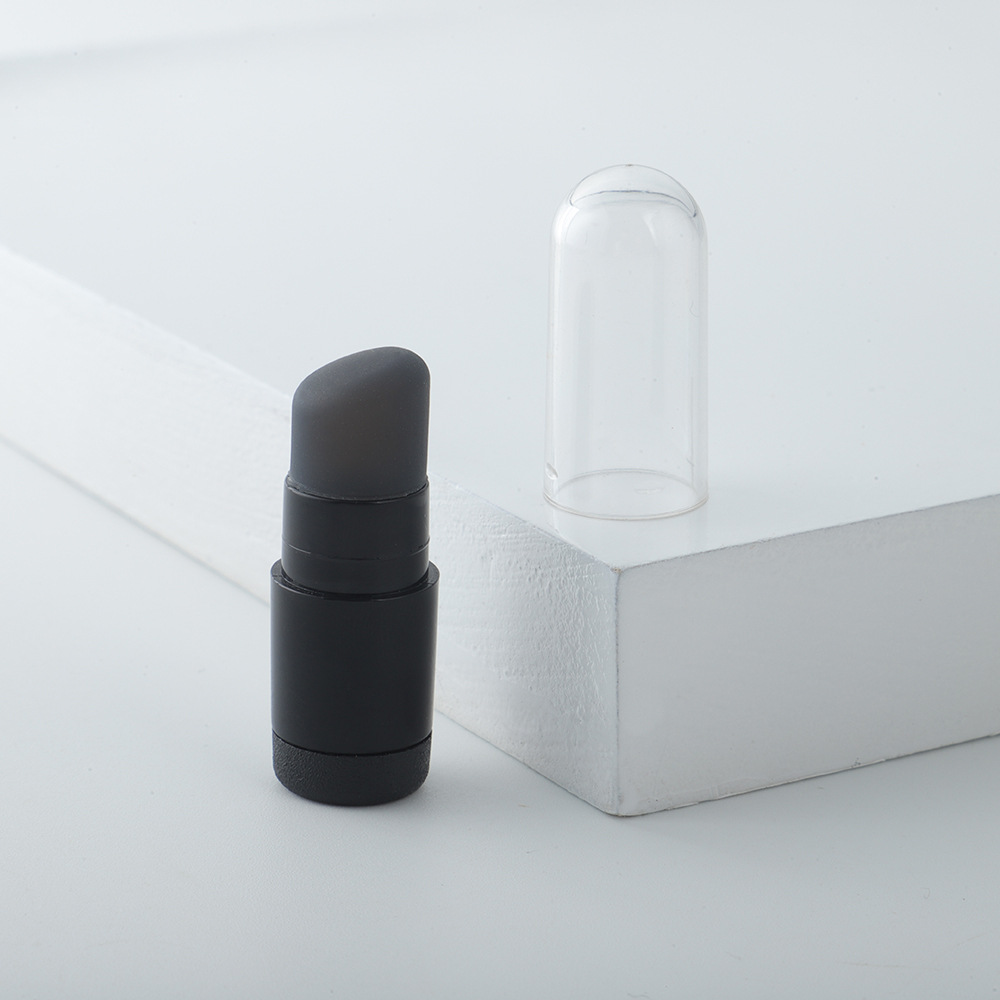 Nuevo Q elástico cabeza redonda de silicona labio cepillo corrector cepillo no roto lápiz labial cepillo portátil dedo vientre belleza herramienta cepillo