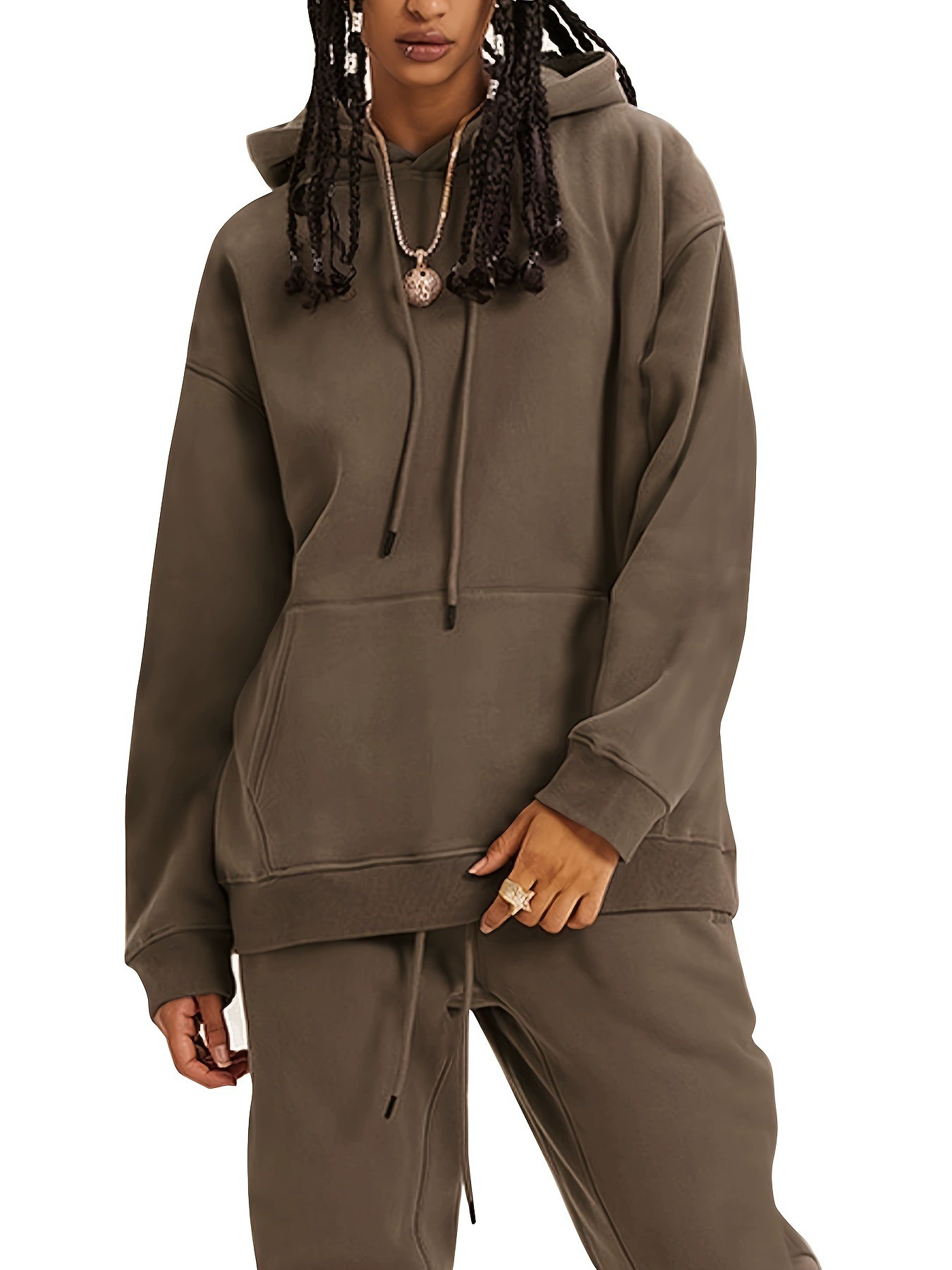 2025 новый европейский и американский кросс-бордерный 2-х предметный повседневный костюм, 2-х предметный женский повседневный худи