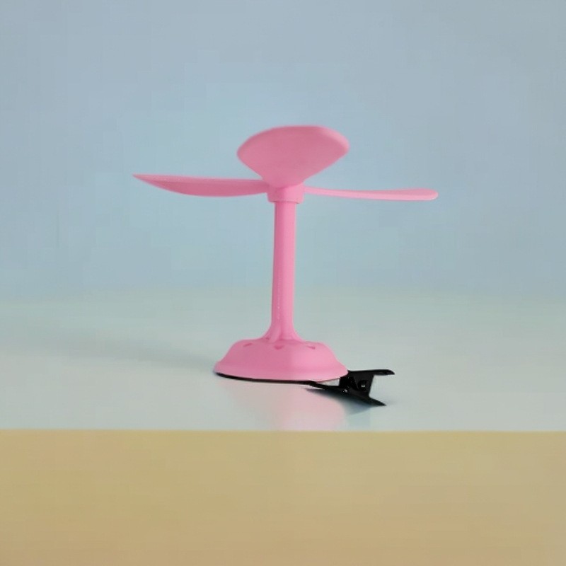 핑크 풍차 머리핀