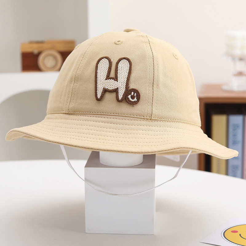 Sombreros para niños coreanos primavera y otoño lindos sombreros de pescadores de bebés variados para niños niñas sombreros de bañera al aire libre