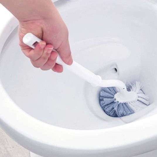 Toilet Brush Household No Dead Corner Toilet Brush Soft Bristle Long Handle Bathroom Toilet Brush Wall Hanging Toilet Cleaning Brush