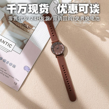 糖果色手表女时尚小清新石英学生表数字刻度硅胶女士手表批发