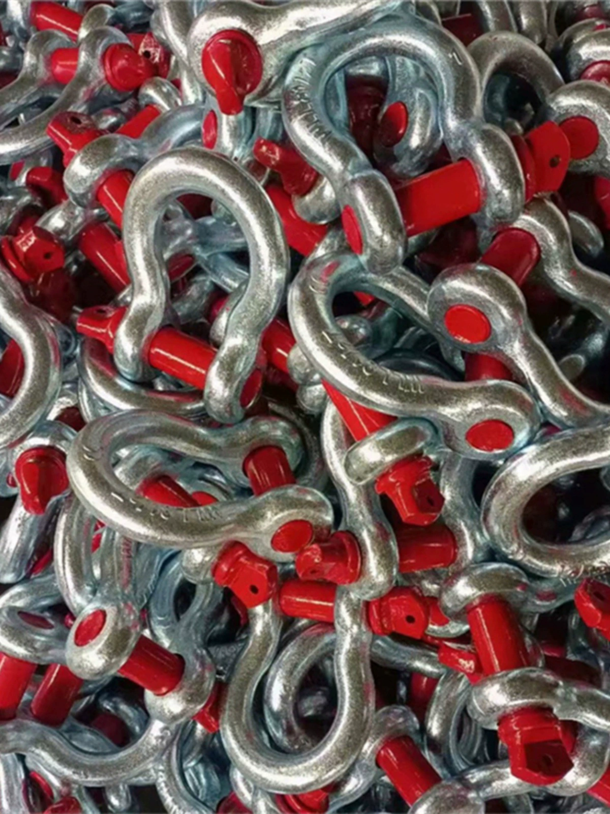 American bow shackle, D-shaped shackle, national standard lifting shackle, high-strength marine U-shaped shackle, hook, horseshoe array fruit
