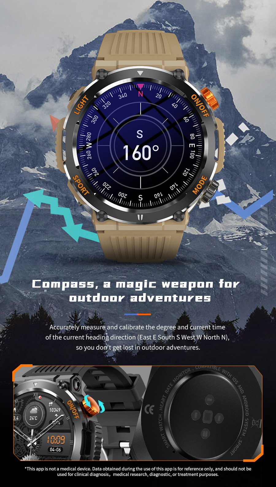 Smartwatch With Bluetooth Calling Heart Rate And Blood Pressure_voghion.com