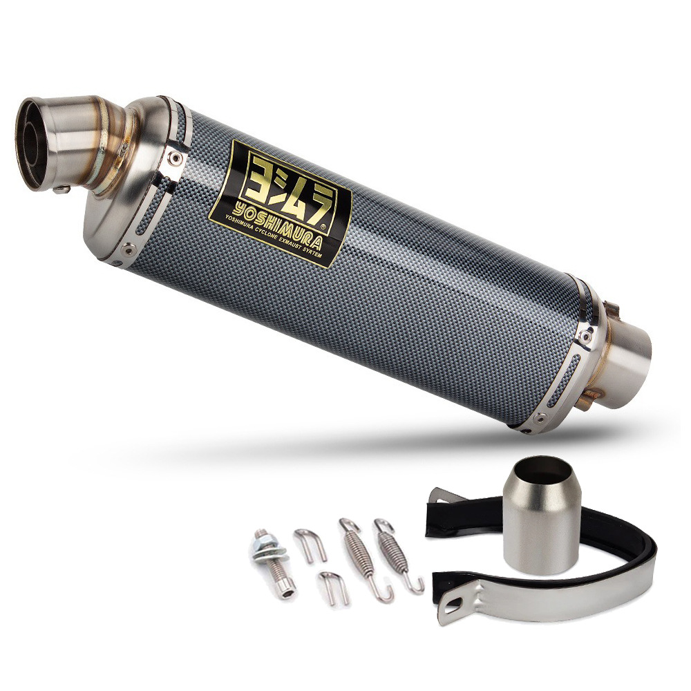 Motorcycle modified Yoshimura exhaust pipe tail throat stainless steel tail section R3/R2/R15/z400/Triumph/Kaiyue