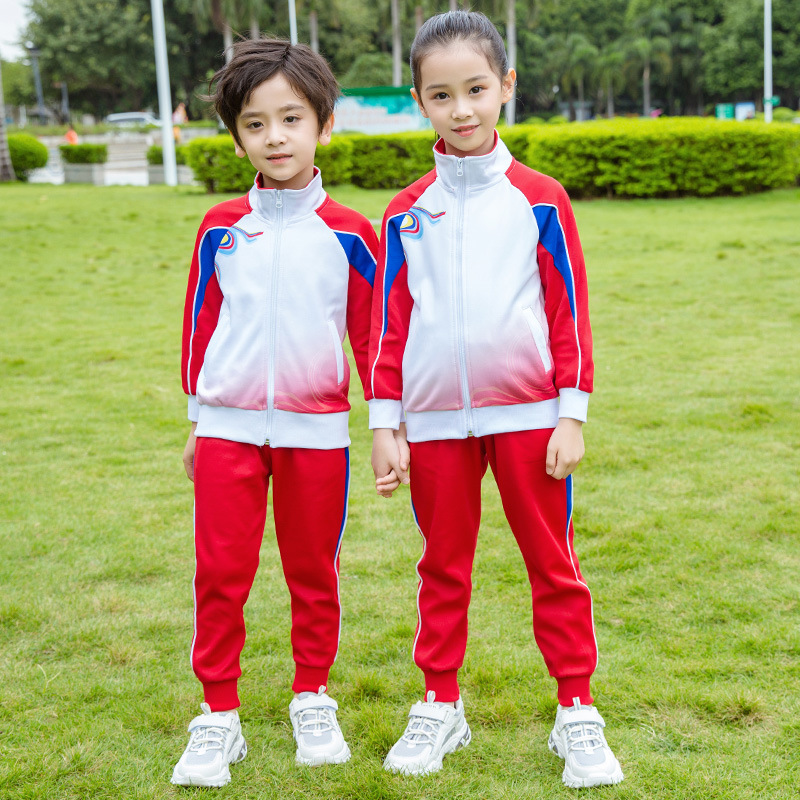 Uniformes de jardín de infantes, conjuntos de primavera y otoño, uniformes deportivos para profesores, uniformes de primaria, conjuntos de dos piezas, uniformes escolares para niños, estilo campus
