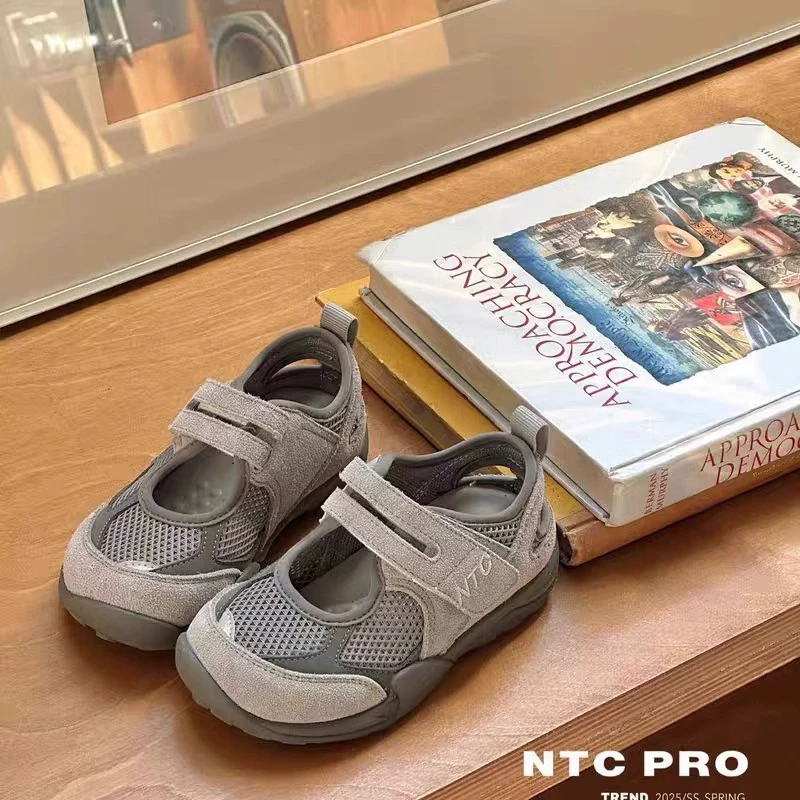 2025 детские весенние и летние новые спортивные сандалии для мальчиков и девочек