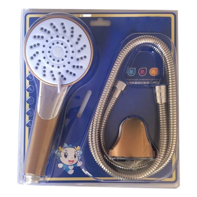 Завод Оптовая душ Костюм плакировкой волдыря сопла трех частей ручной душ насадка костюм