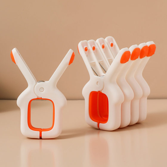 Household drying quilt clothes clip strong windproof quilt clip drying cotton quilt fixing clip anti-drop soft rubber non-trace quilt clip