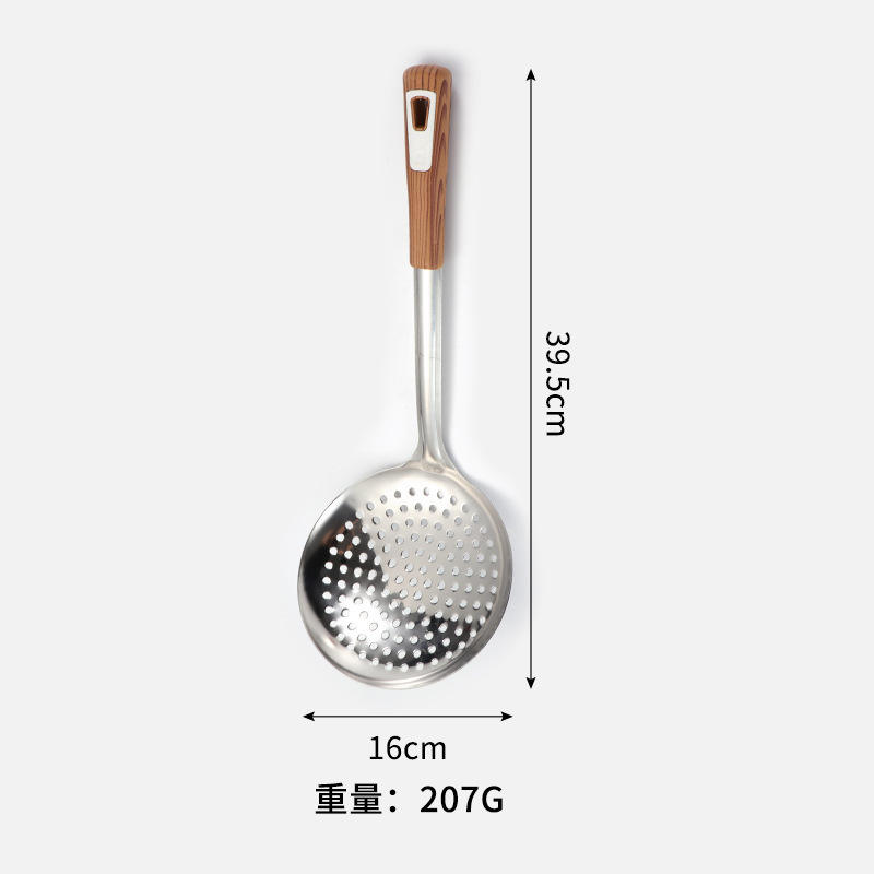 Valla de malla con mango de grano de madera 16 #