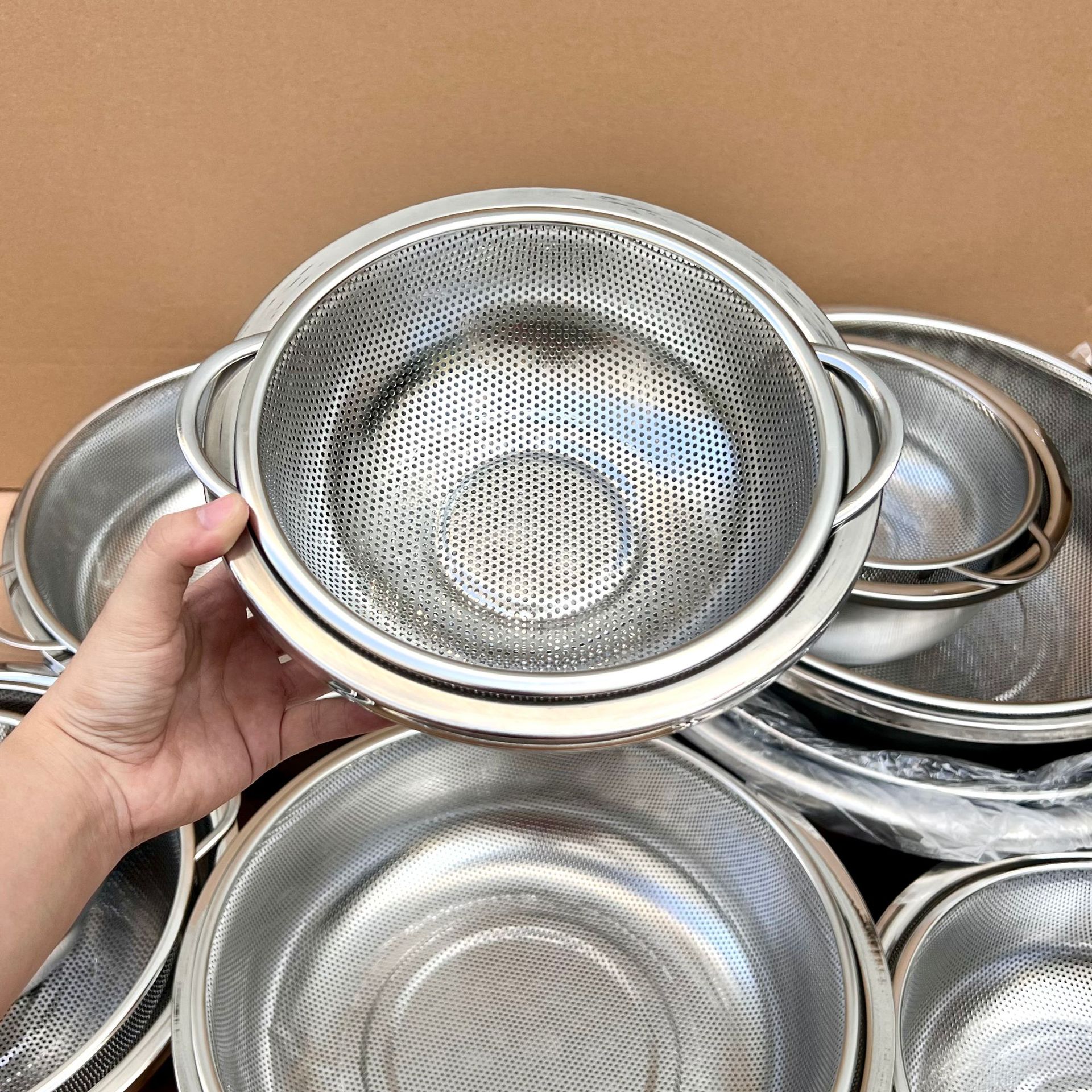 Stainless Steel Thickened Colander