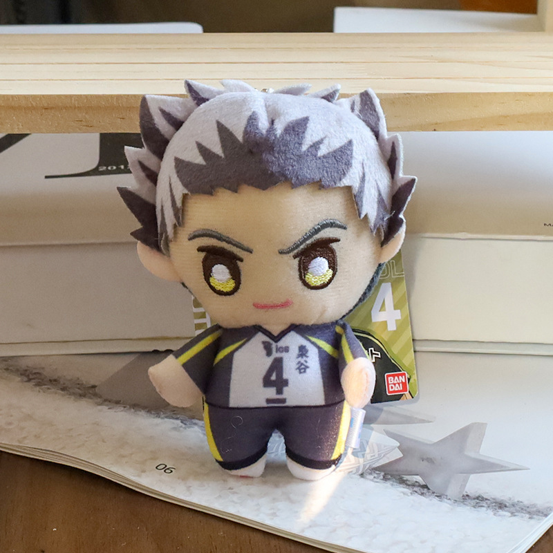 ハイキュー!! バレーボール少年たちのぬいぐるみペンダント、アニメキャラクターフィギュア、バッグ飾り、キーホルダー、漫画風おもちゃ|undefined