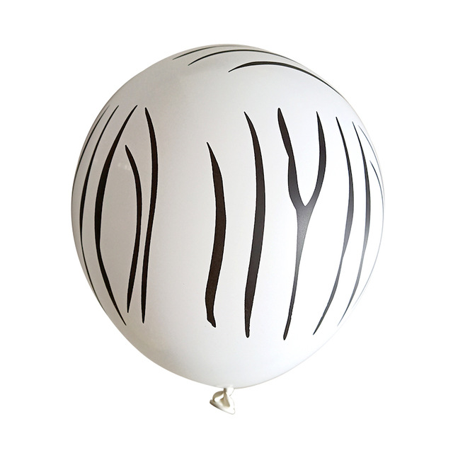 Cute Style Cute Cow Pattern Cheetah Print Emulsion Birthday Balloons