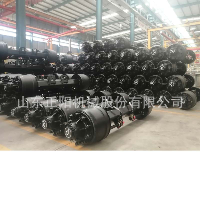 Supply of Rear Axles for Flower Truck Semi-Trailers, German-Style Axles, American-Style Axles, Liangshan Zhengyang Axles