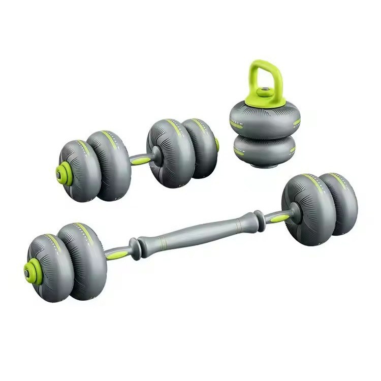 Women's Fitness Home Adjustable Anti-Fall Dumbbells Men's Strength Training Barbell Multi-Functional Soft Dumbbells