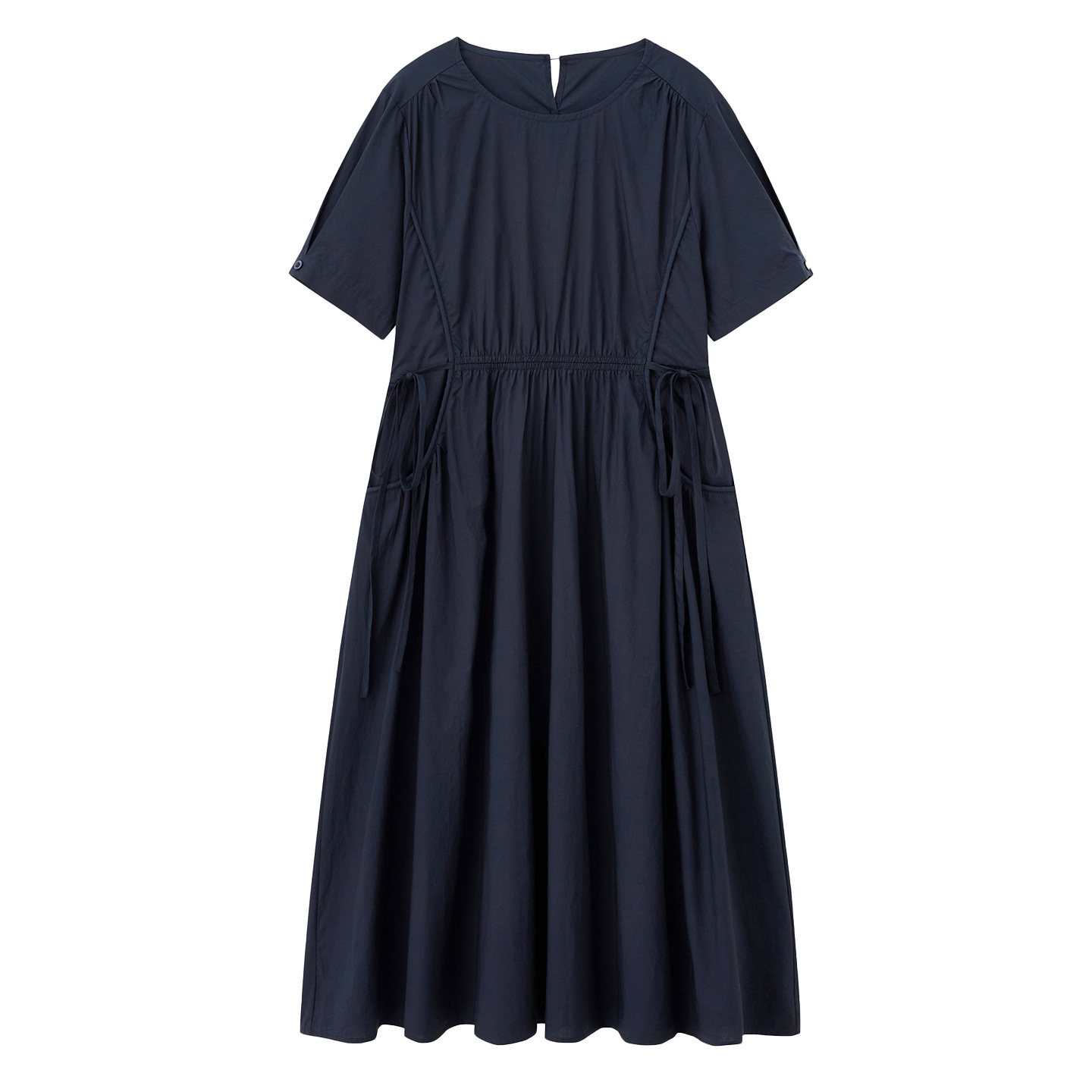 Summer long elegant fashionable fitted trend dress with a round…