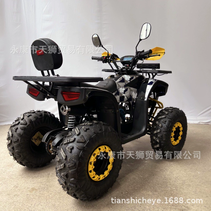 Квадроцикл ATV 125cc, 4‑тактный воздушного охлаждения, передние/задние дисковые тормоза, бак 4 л