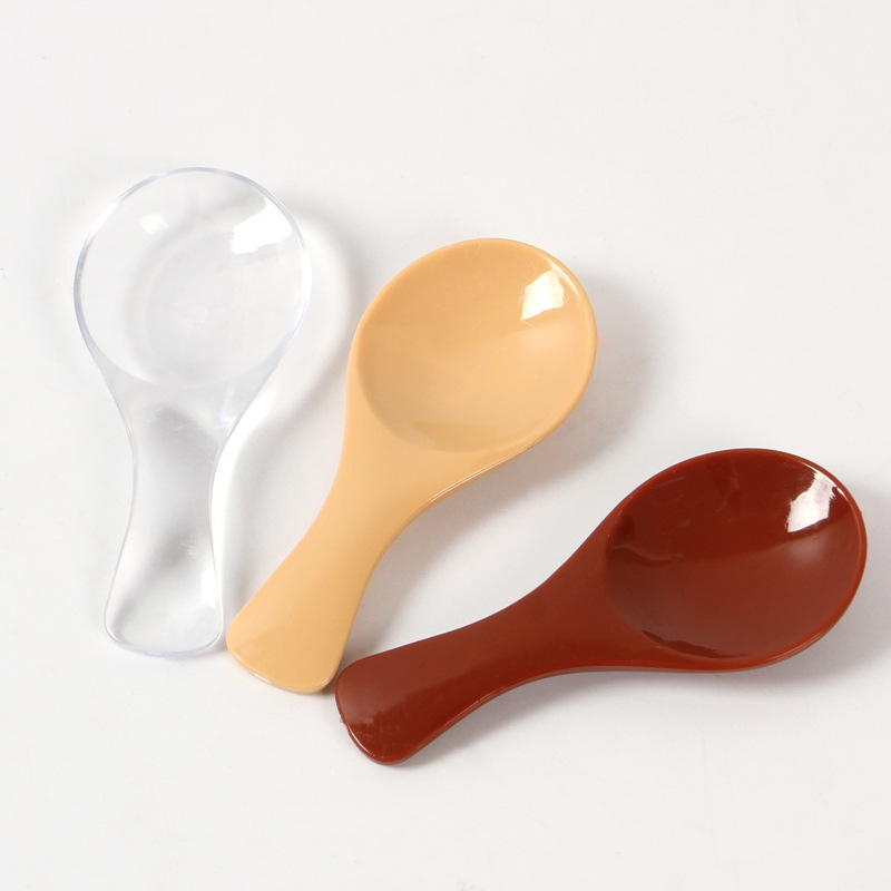 ABS simulación cuchara modelo DIY divertido hecho a mano comida y juego vajilla muñeca casa comida decoración simulación cuchara juguete