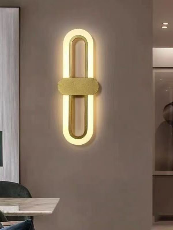 LED lámpara de pared sala de estar dormitorio pasillo lámpara de pared de escalera personalizada simple moderna creativa lámpara de cabecera