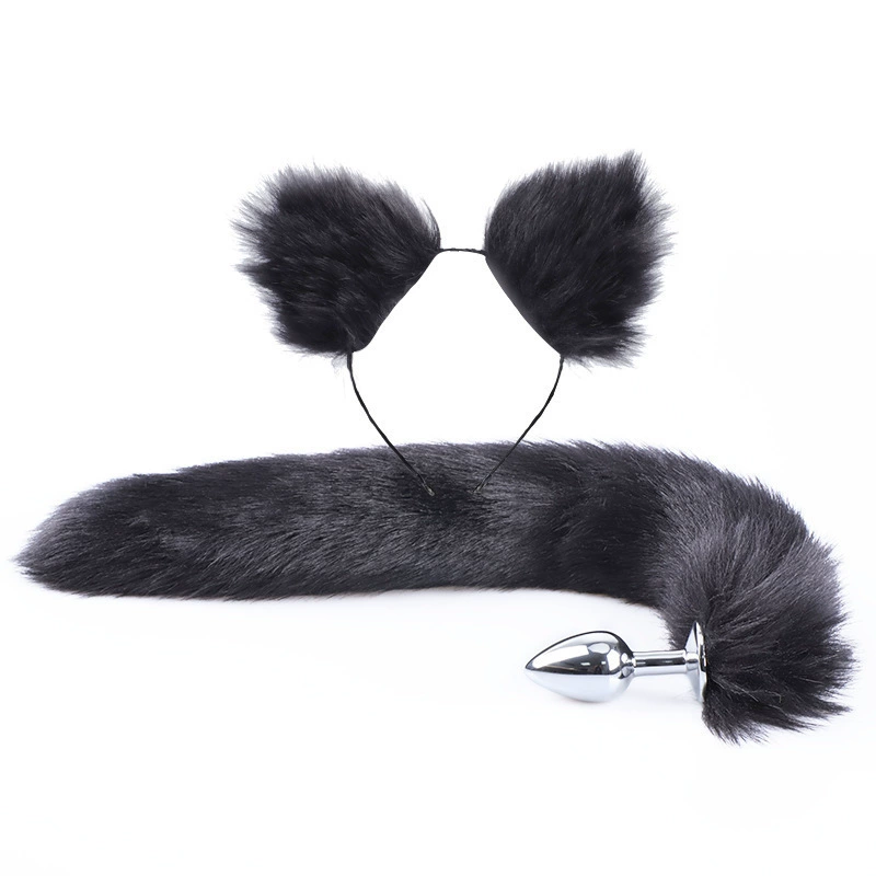 sm sexy fox tail qua đường hậu môn cắm kim loại trở lại buồng cắm đồ chơi đuôi nhân tạo phù hợp với phát lại nhà sản xuất