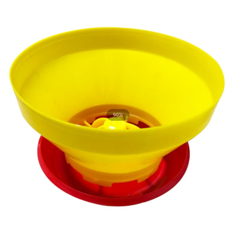 Barril de alimentación de la boca redonda grande desmontable conveniente para las granjas grandes Alimentador rotatorio del barril de la alimentación para el pollo, el pato, el ganso y las aves de corral