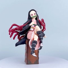 鬼滅の刃周辺機器禰豆子女性アニメフィギュア二次元シャーシモデル装飾品誕生日ギフト