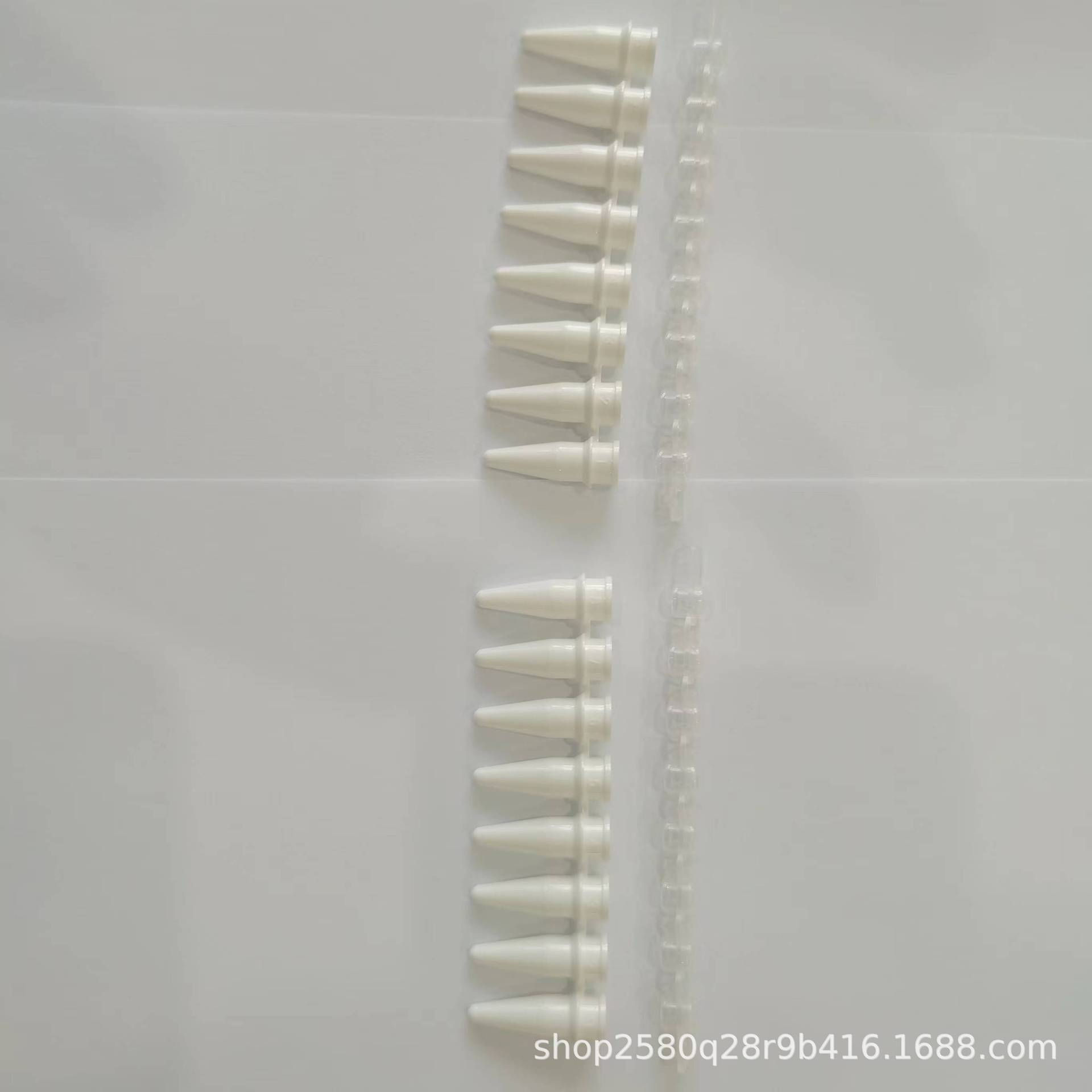 0.2ml八连PCR管 八连管 排管 圆盖八连管带盖 0.2ml瓷白八连管