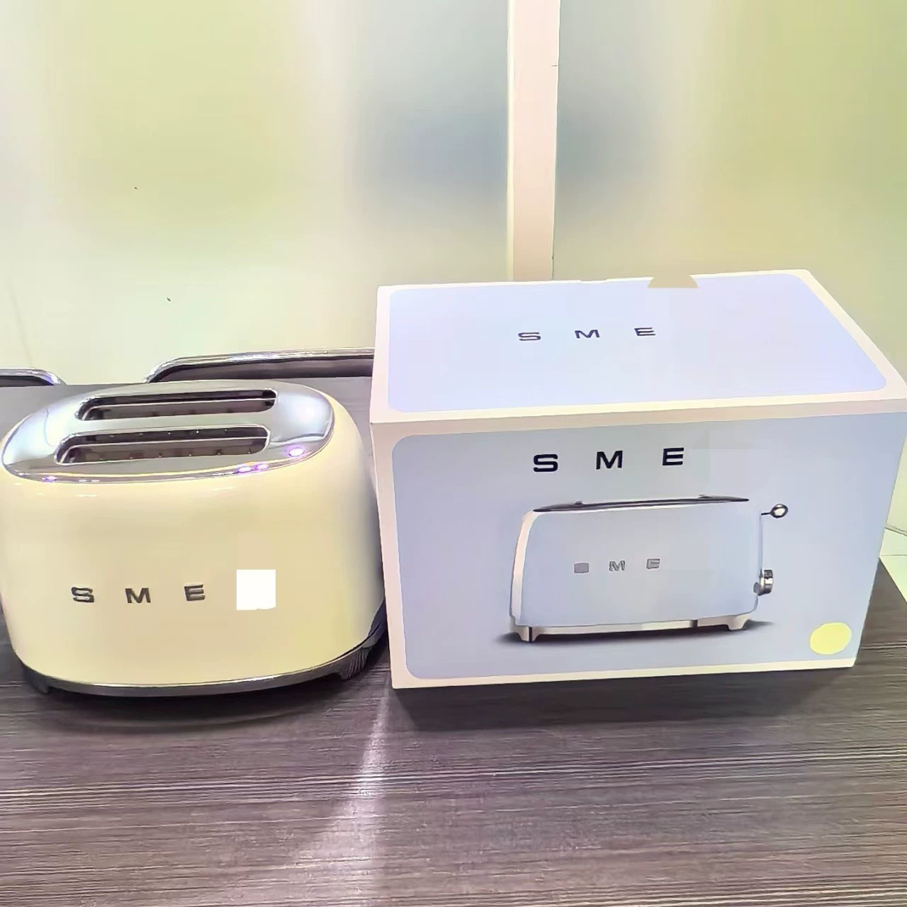 Высококачественный SMEG Retro Тостер TSF01 Многофункциональный Двухсрезочный Тостер