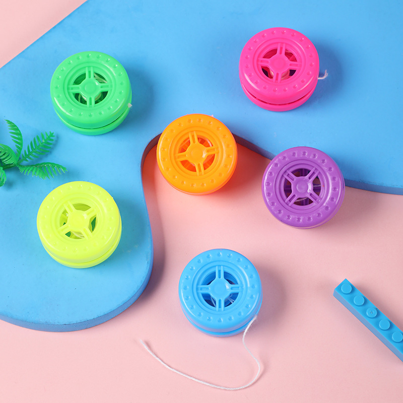 Suministro de comercio exterior al por mayor, juguetes de fiesta, juguetes de gashapon, yoyo multicolor, mini yo-yo