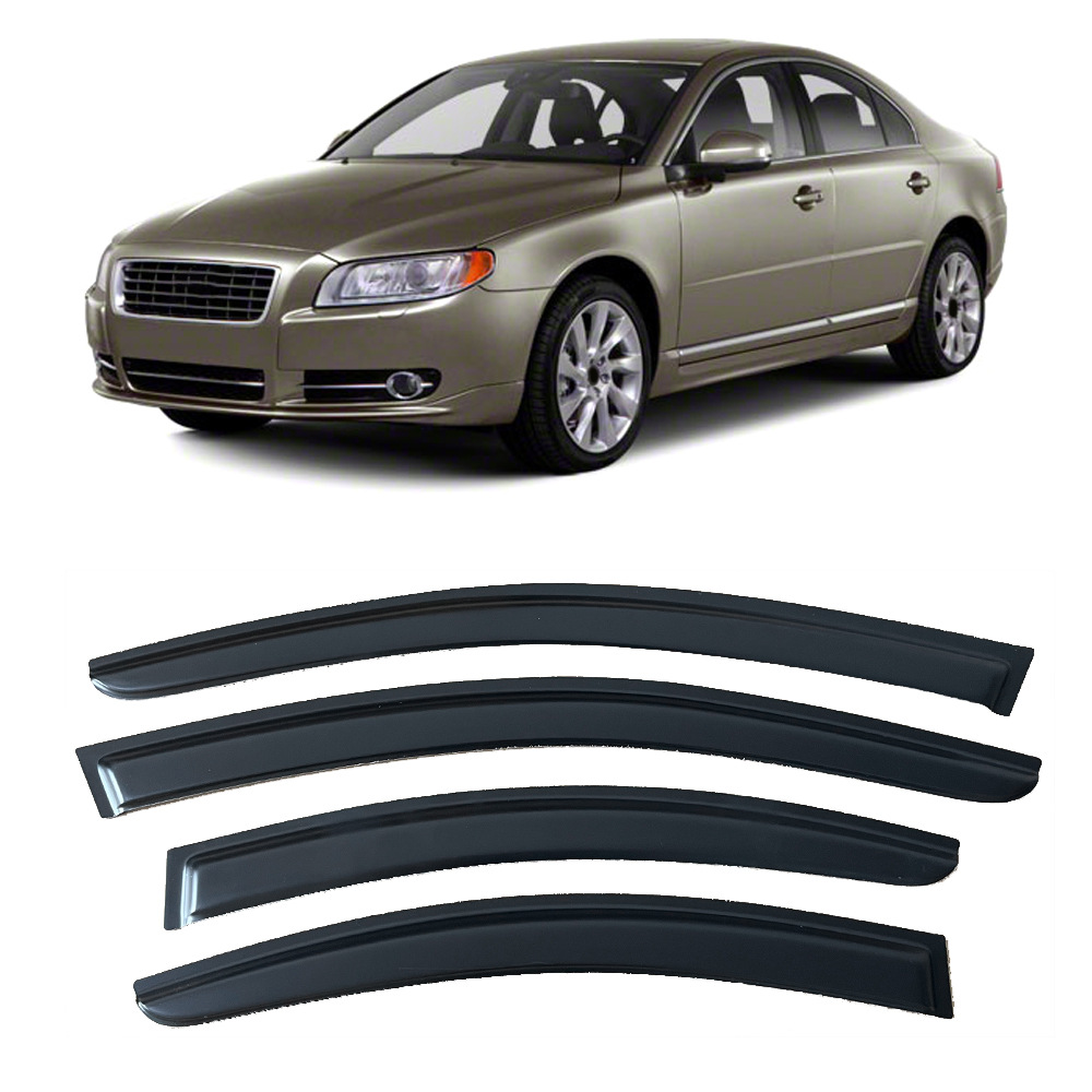 Volvo For Volvo S80 2007-2018 Window Visor Side Window Deflector (Rain shield) - for-volvo-s80-2007-20184pcs