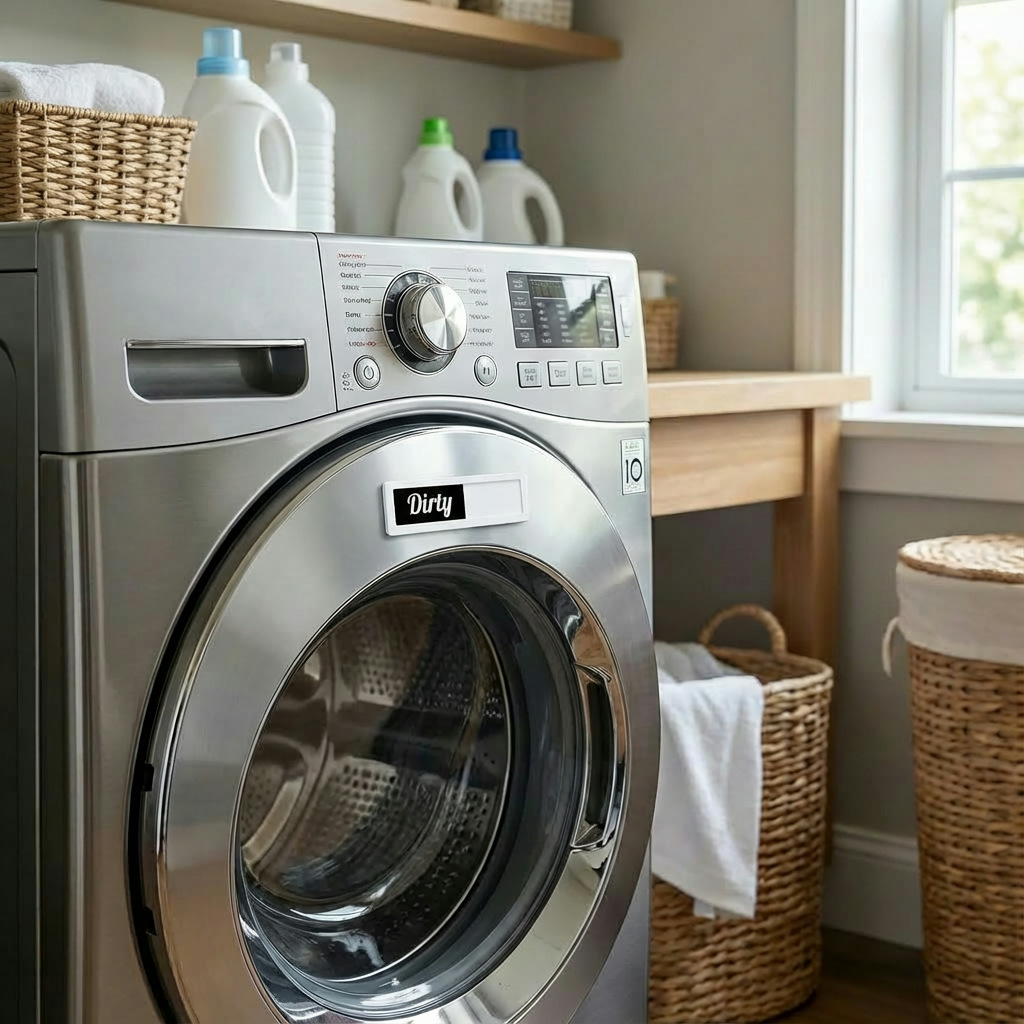 Lavavajillas pegatinas señales magnéticas lavavajillas señales magnéticas de limpieza / sucia acrílico