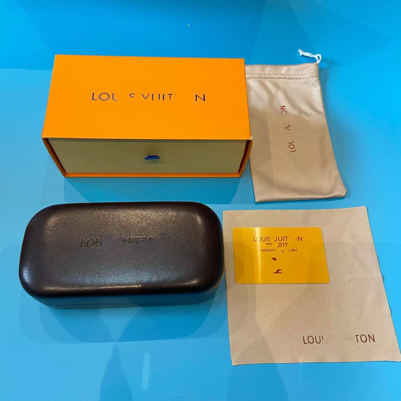 Inventario al por mayor nueva caja de gafas de alta calidad, caja de gafas de sol de alta gama, caja de gafas de sol, caja de paquete completa
