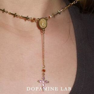 Dây chuyền vàng K nhiều lớp dành cho nữ, sang trọng nhẹ nhàng và đa năng｜1688 Lựa chọn quà tặng Ngày lễ tình nhân Trung Quốc