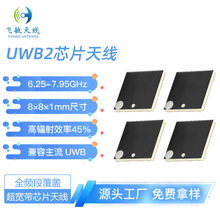 UWB2���������� 6.25-7.95GHz ΢��8x8x1mm 2.42dBi Ч��>45%