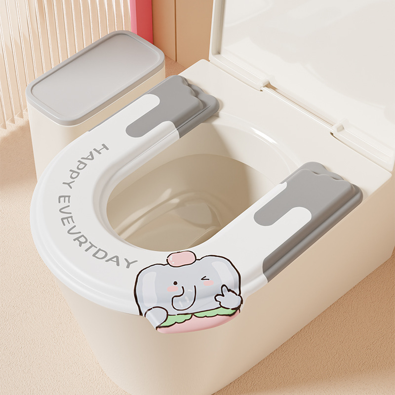 Half pack U-shaped toilet seat 4.5mm [Elephant]