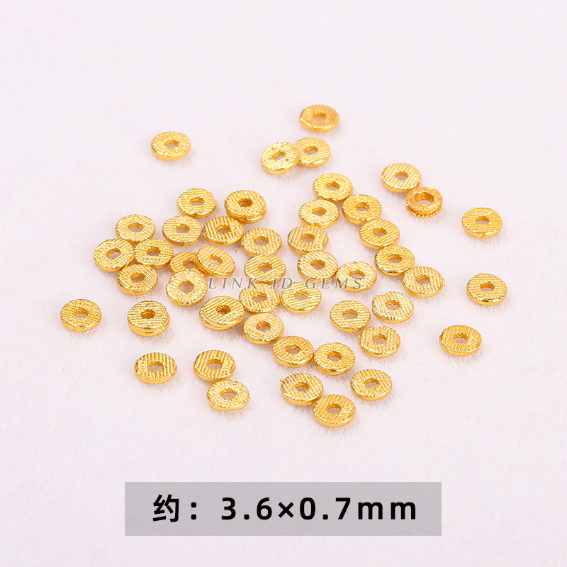 Bar, beads, 24 carat white gold