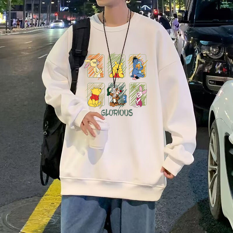 Sweatshirt white winnie the pooh