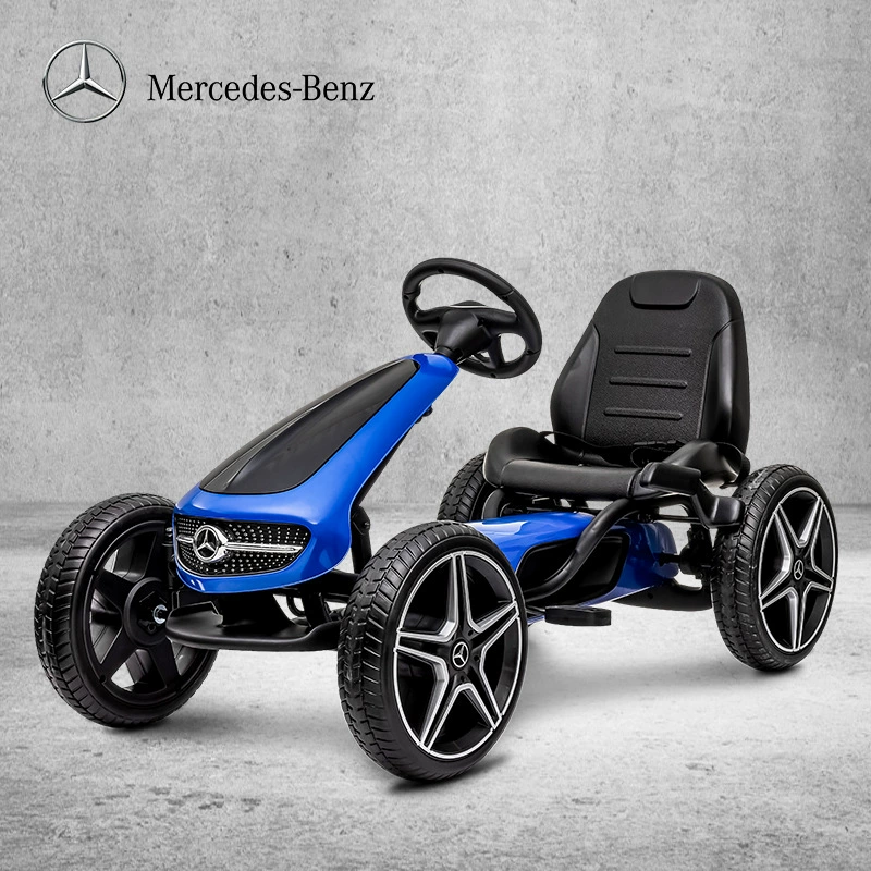 Mercedes Benz, детский картинг для мужчин и женщин девочек, велосипед на четырех колесах педалируемый с сиденьем, игрушка для спортзала