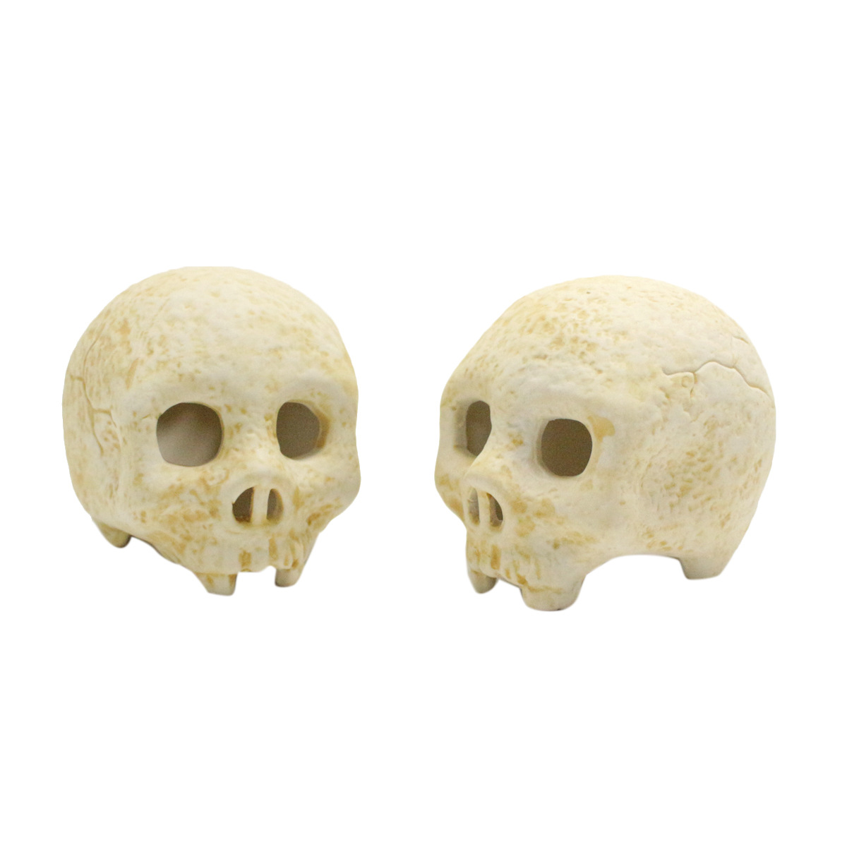 Halloween Skull Decoration Imitation of Human Skull Ceramic Reusable Halloween Party Layout Props