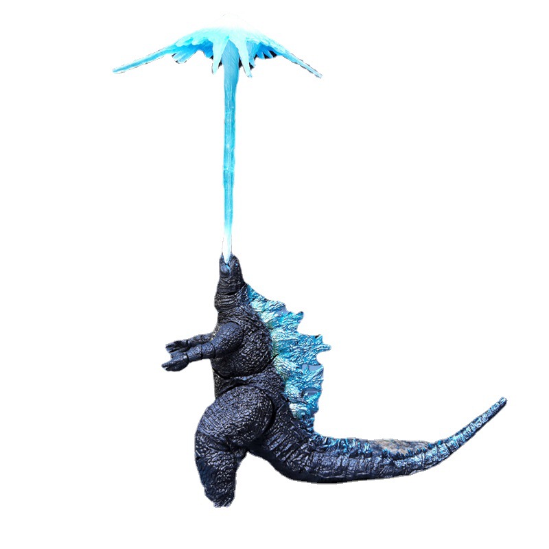 SHM Godzilla 2021 GE JILA vs Rey de King Kong monstruo Jet nuclear móvil modelo hecho a mano en caja