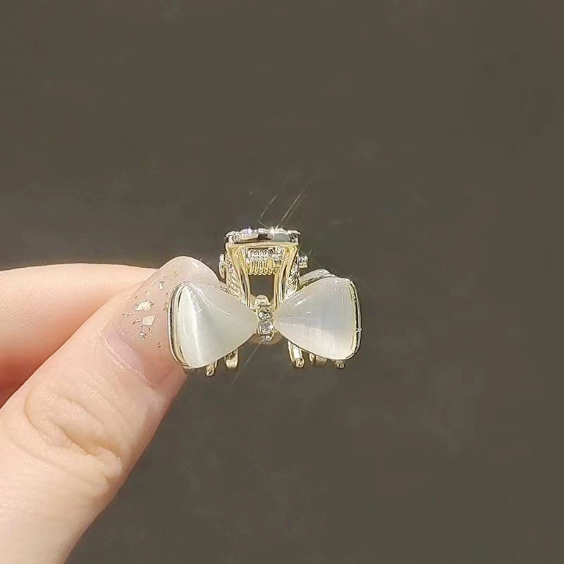 Metal crab pin, hairgrip, Korean bangs, cat's eye
