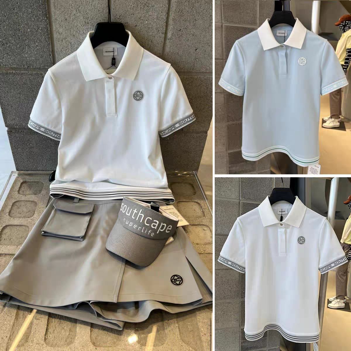 Summer New Korean Golf Women's Fashion Versatile T-Shirt Lapel Polo Shirt Outdoor Sports Simple Short-Sleeved
