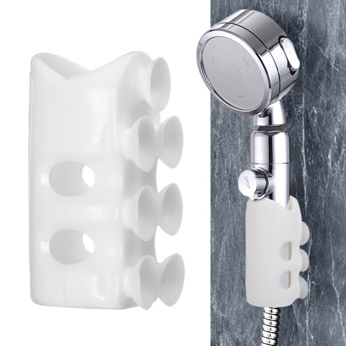 Bathroom shower suction cup silicone shower holder no punching suction cup shower head fixed seat shower head base
